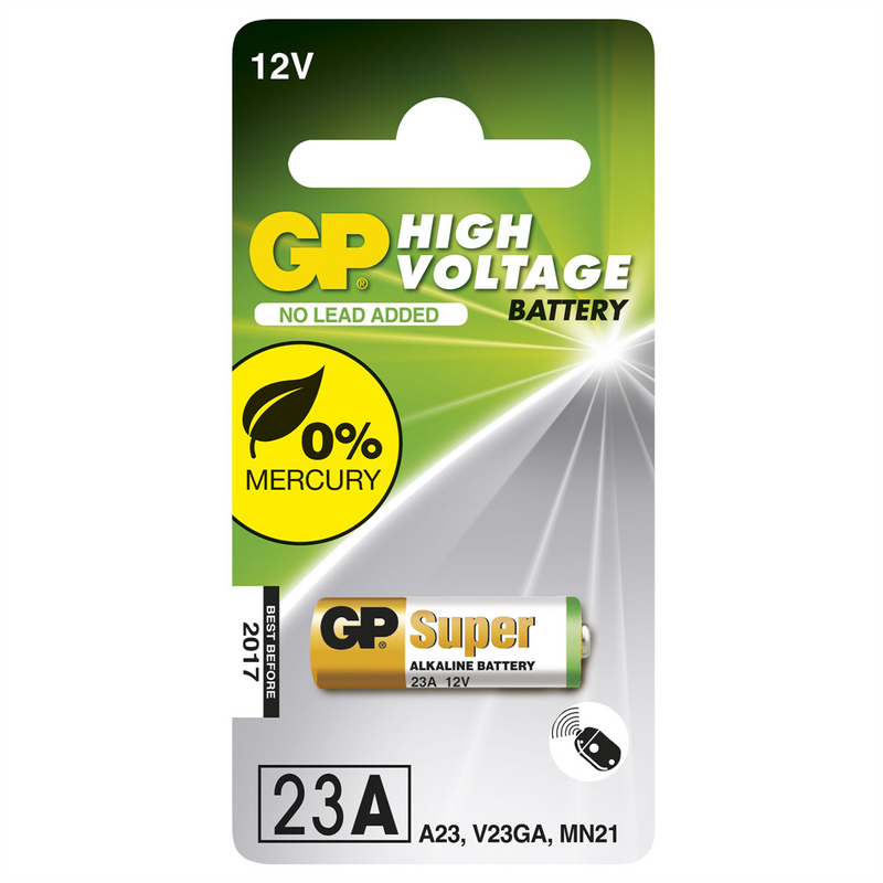 GP Super specialbatterier 12V, LRVO8/23A/V23GA/MN21, 1-pack