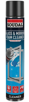 Soudal Glass & Mirror foam cleaner, 750ml., 12st/frp
