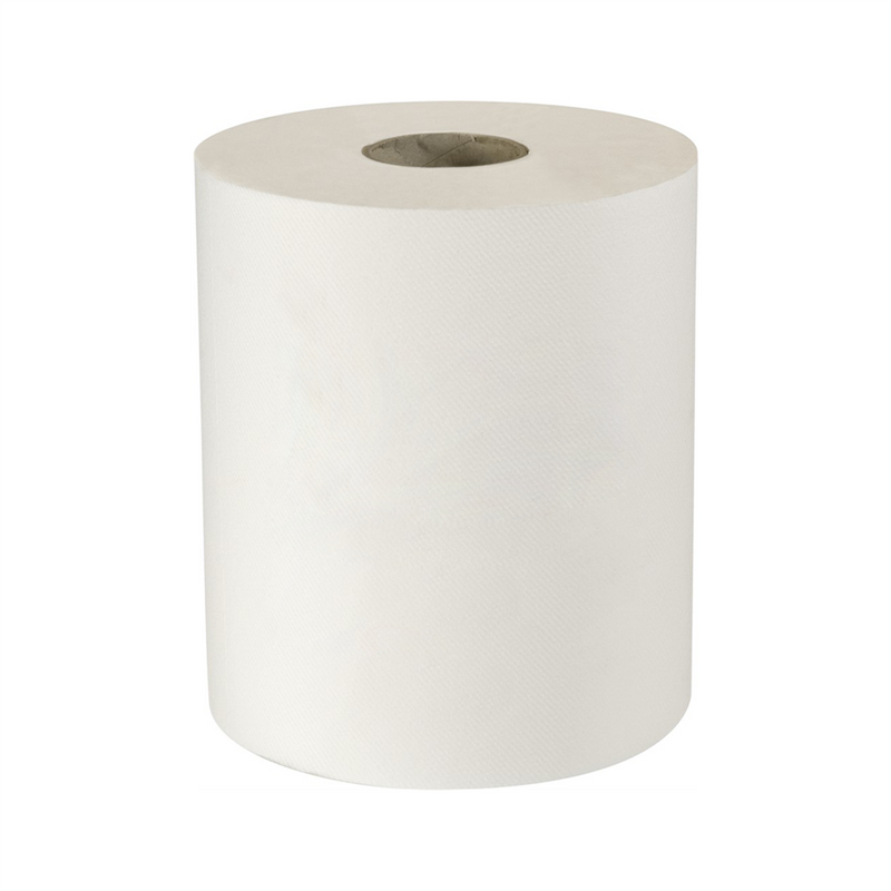 Tvättlappar på rulle, 2-lag Vit Cellulosa – 6 rl/frp