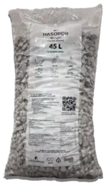 Hasopor skumglas F20H 10-20mm - Säck 45 liter