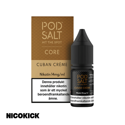 Pod Salt - Cuban Créme (10ml E-juice)