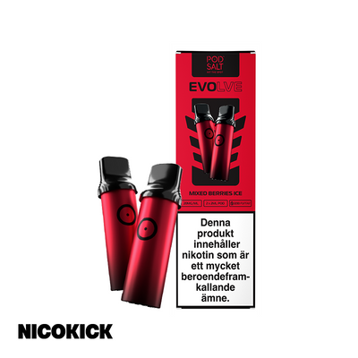 Evolve Pod - Mixed Berries Ice (2-Pack)