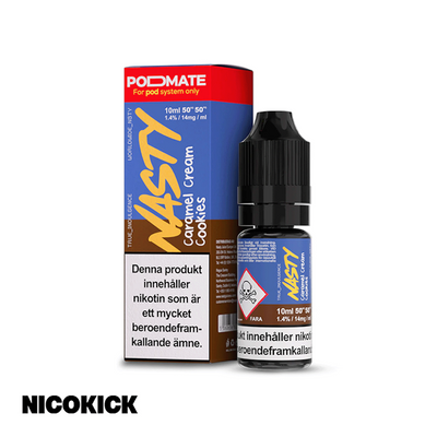 Nasty Salt - Caramel Cream Cookies (10ml E-juice)
