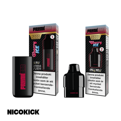 Frunk Bar 5000 Engångs Vape - Cherry Ice