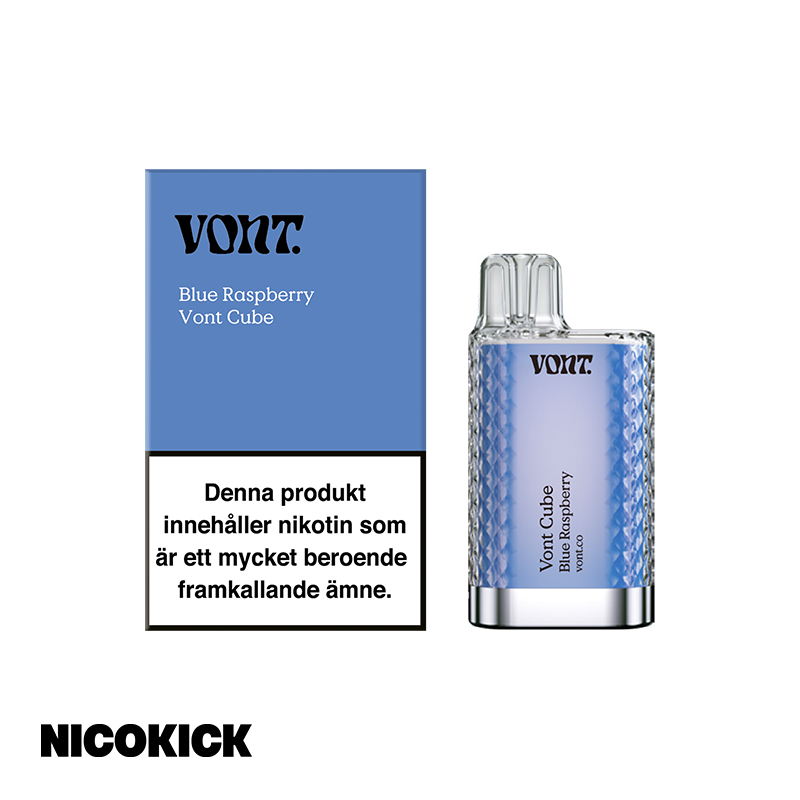 Vont Cube Engångs Vape - Blue Raspberry