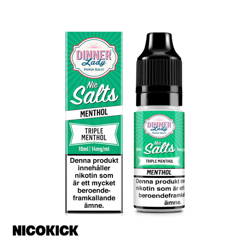 Dinner Lady - Triple Menthol (10ml E-juice)