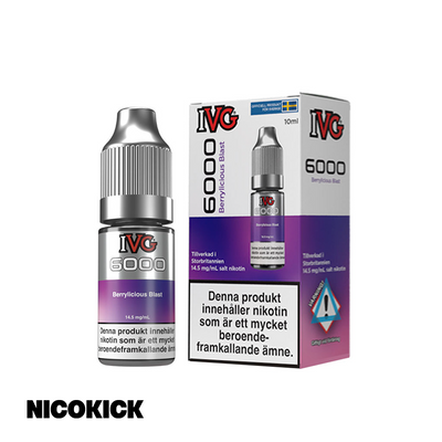 IVG 6000 - Berrylicious Blast (10ml E-juice)