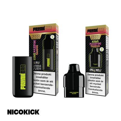 Frunk Bar 5000 Engångs Vape - Kiwi Passion Guava