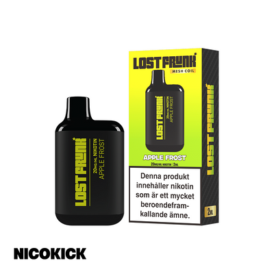 Lost Frunk Engångs Vape - Apple Frost