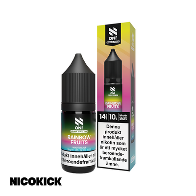 N One Salt - Rainbow Fruits (10ml E-juice)