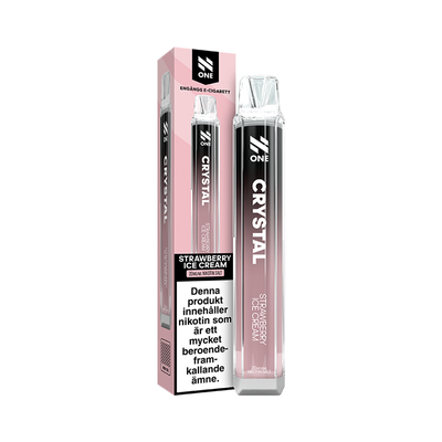 N One Crystal Engångs Vape - Strawberry Ice Cream