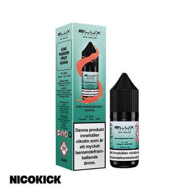 Elux Legends - Kiwi Passionsfruit Guava (10ml E-juice)