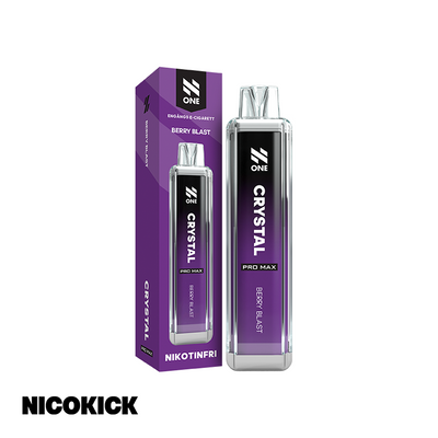 N One Crystal Zero Engångs Vape - Berry Blast