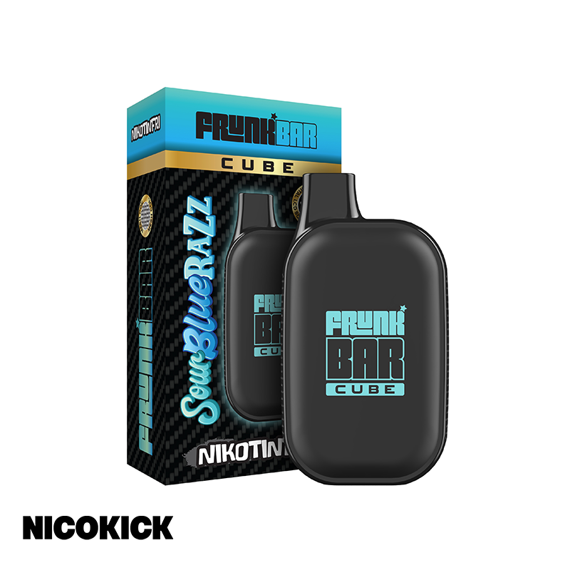 Frunk Bar Cube Zero Engångs Vape - Sour Blue Razz