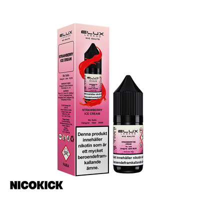 Elux Legends - Strawberry Ice Cream (10ml E-juice)