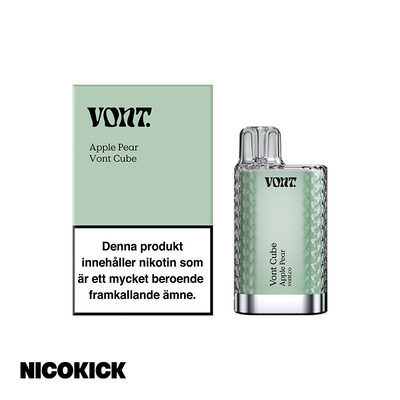 Vont Cube Engångs Vape - Apple Pear