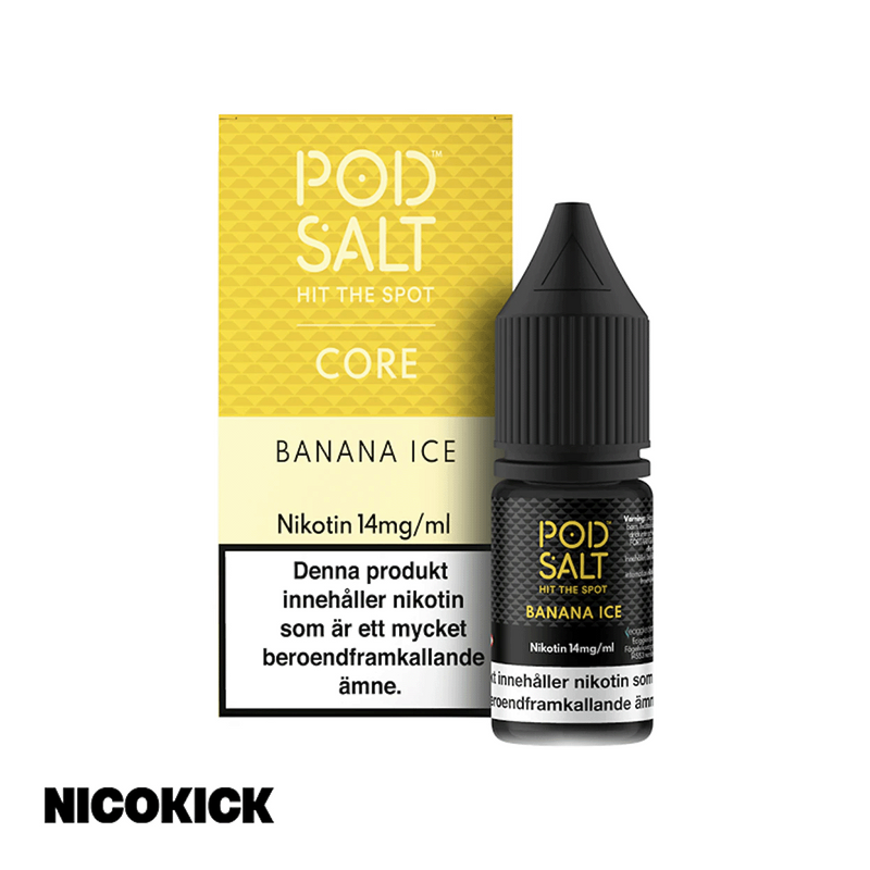 Pod Salt - Banana Ice (10ml E-juice)