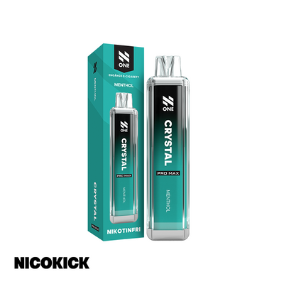 N One Crystal Zero Engångs Vape - Menthol