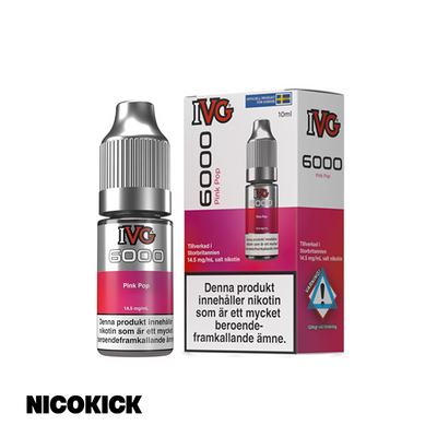 IVG 6000 - Pink Pop (10ml E-juice)