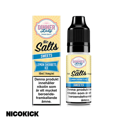 Dinner Lady - Lemon Sherberts Ice (10ml E-juice)