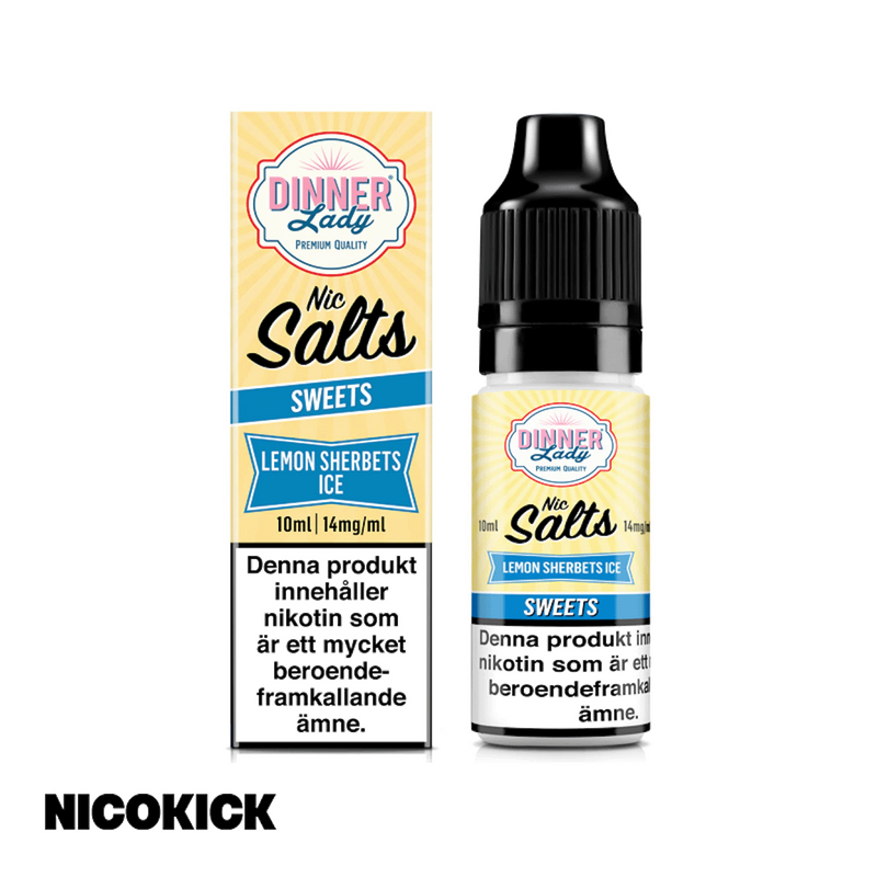 Dinner Lady - Lemon Sherberts Ice (10ml E-juice)