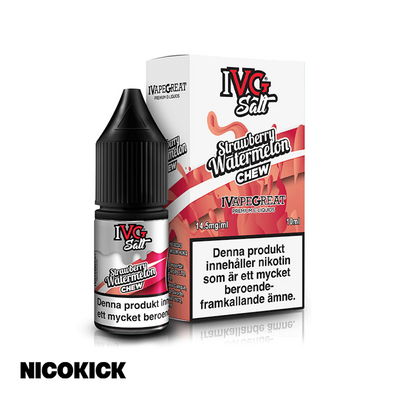 IVG Salts - Strawberry Watermelon Chew (10ml E-juice)