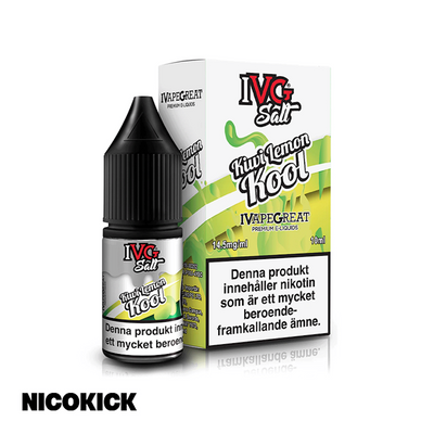 IVG Salts - Kiwi Lemon Kool (10ml E-juice)