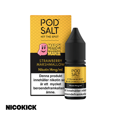 Pod Salt Fusion - Strawberry Marshmallow (10ml E-juice)