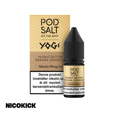 Pod Salt Fusion - Peanut Butter Banana Granola (10ml E-juice)