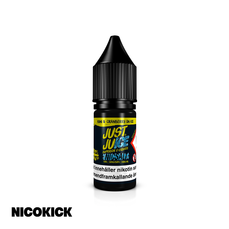 Just Juice - Kiwi & Cranberry on Ice (10ml E-juice)