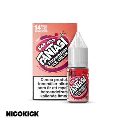 Fantasi Bar Salt - Strawberry Ice Cream (10ml E-juice)