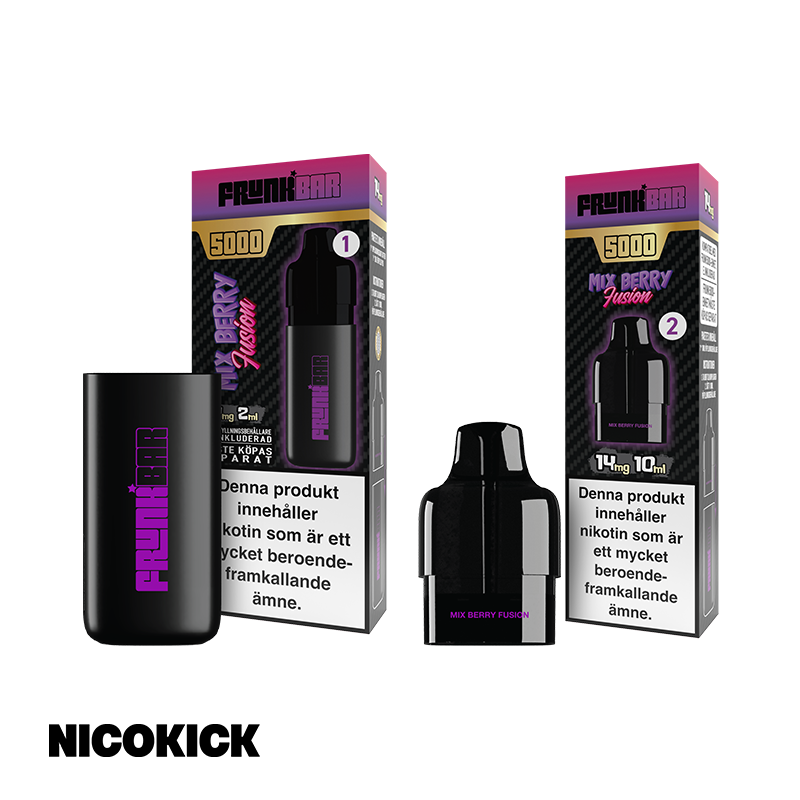 Frunk Bar 5000 Engångs Vape - Mix Berry Fusion