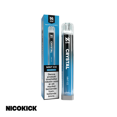 N One Crystal Engångs Vape - Mint Ice