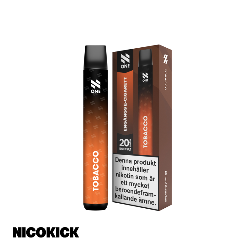 N One Engångs Vape - Tobacco