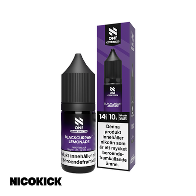 N One Salt - Blackcurrant Lemonade (10ml E-juice)