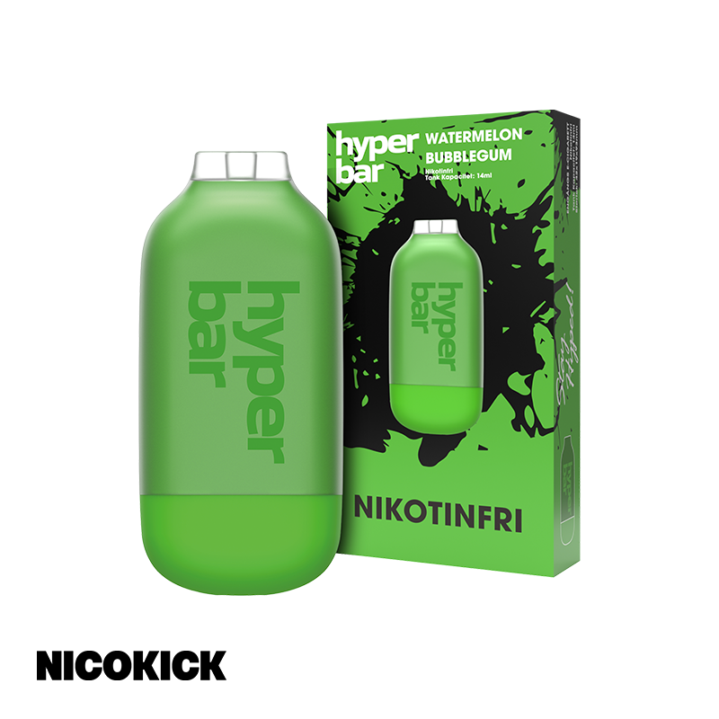 Hyper Bar Zero Engångs Vape - Watermelon Bubblegum