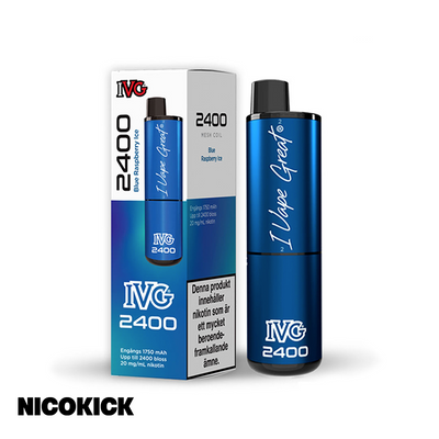IVG 2400 4in1 Engångs Vape - Blue Raspberry Ice