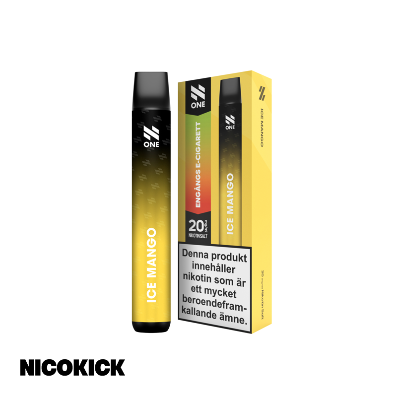 N One Engångs Vape - Ice Mango