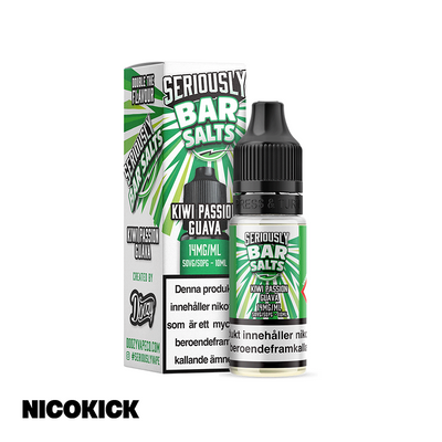 Seriously Bar Salts - Kiwi Passion Guava (10ml E-juice)
