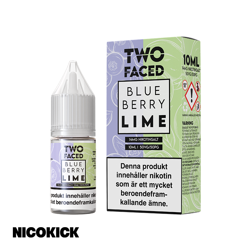 Two Faced - Blueberry Lime (10ml E-juice)