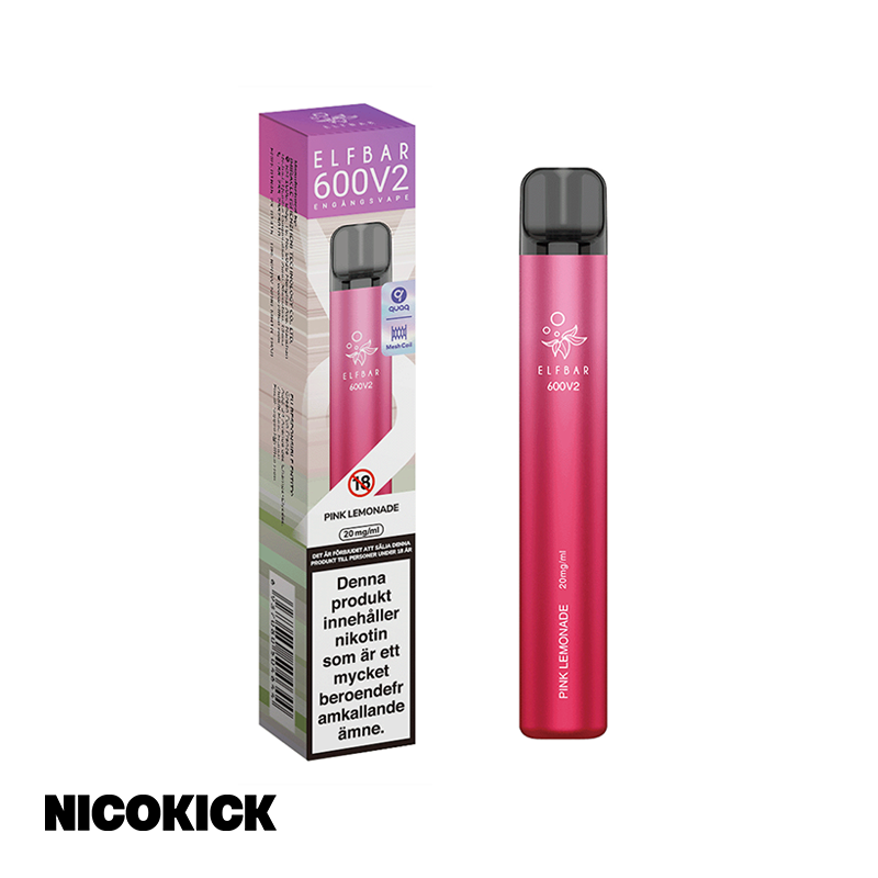 ElfBar V2 Engångs Vape - Pink Lemonade