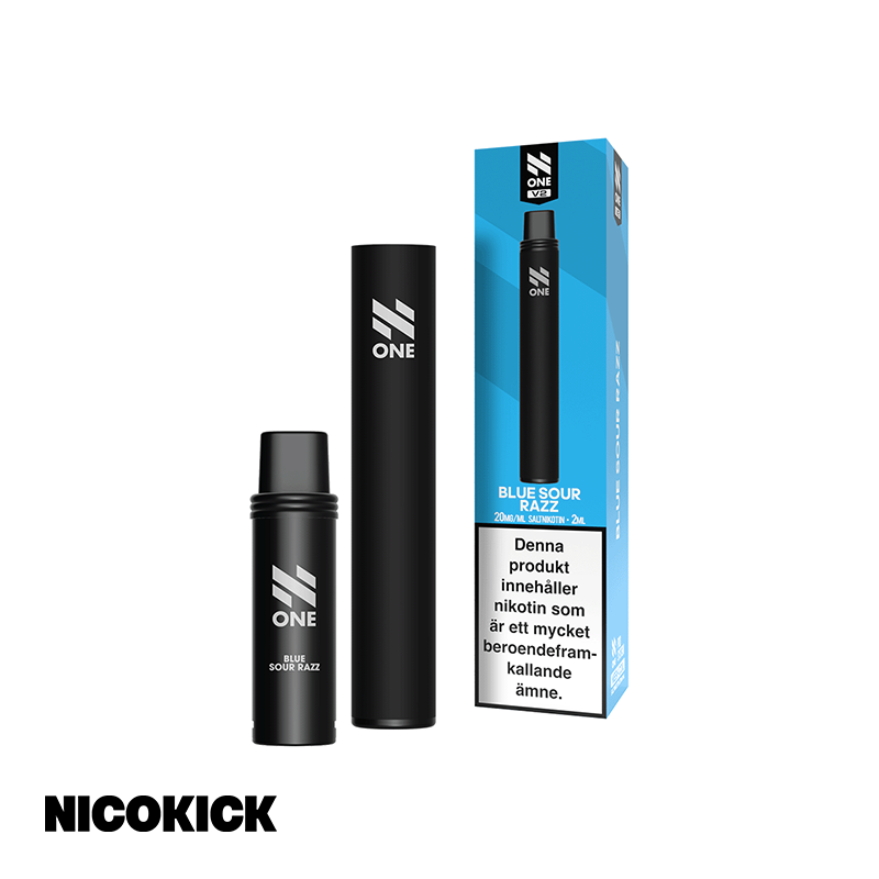 N One Podsystem V2 - Svart (Blue Sour Razz)