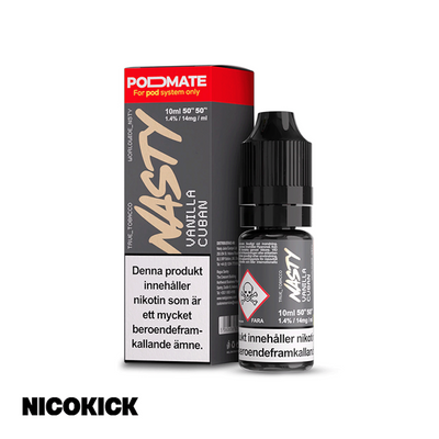 Nasty Salt - Vanilla Cuban (10ml E-juice)