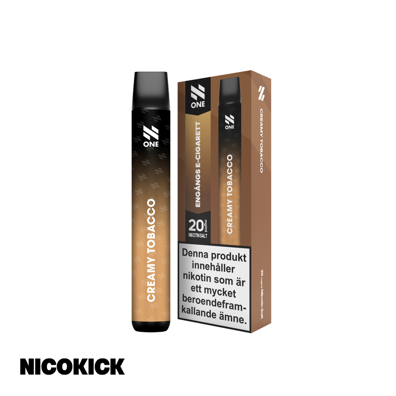 N One Engångs Vape - Creamy Tobacco