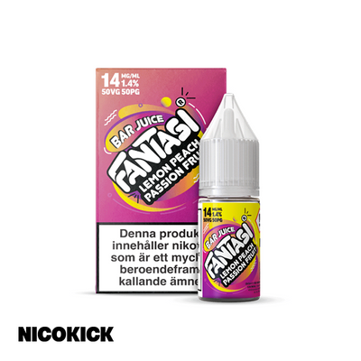 Fantasi Bar Salt - Lemon Peach Passion Fruit (10ml E-juice)