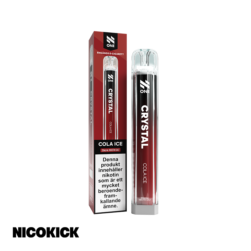 N One Crystal Engångs Vape - Cola Ice
