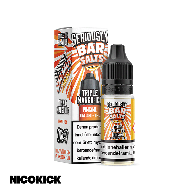 Seriously Bar Salts - Triple Mango (10ml E-juice)