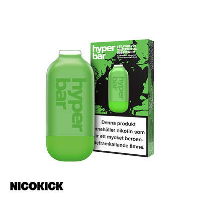 Hyper Bar Engångs Vape - Strawberry Watermelon Bubblegum