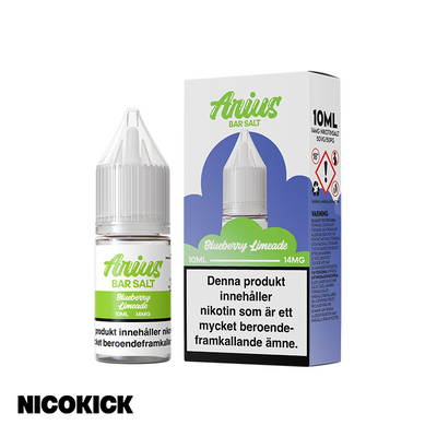 Arius Bar Salt - Blueberry Limeade (10ml E-juice)
