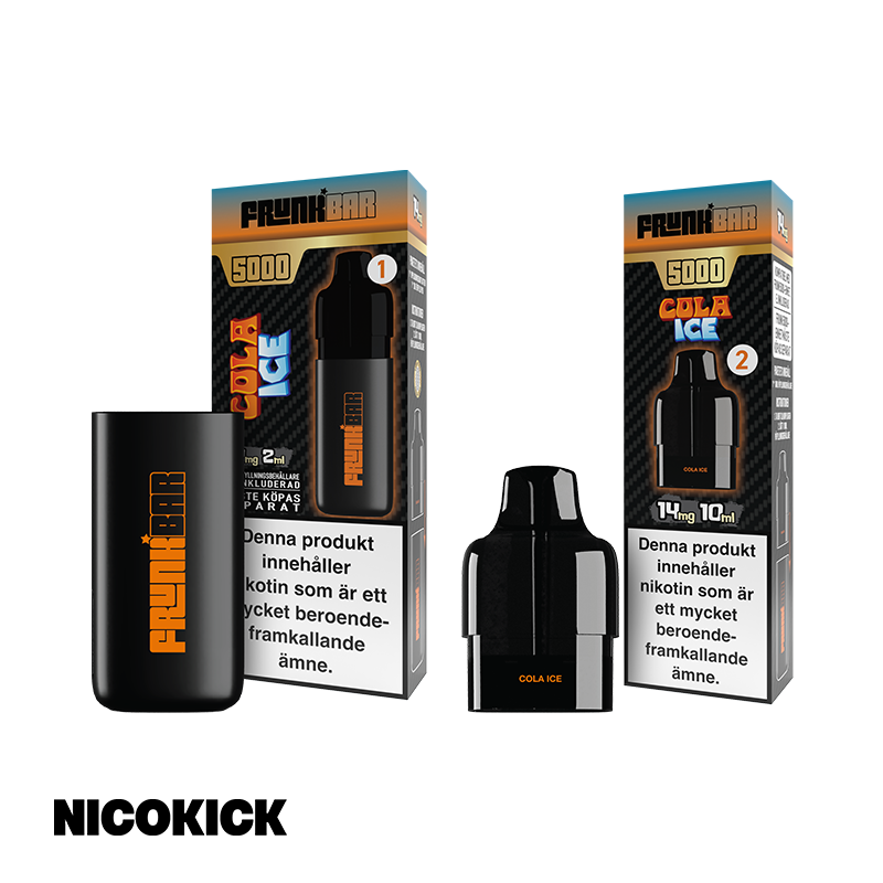 Frunk Bar 5000 Engångs Vape - Cola Ice